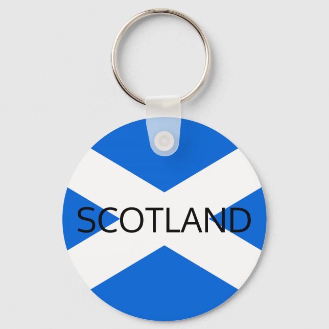 Scottish Flag Scotland Keychain arc3 (Front)