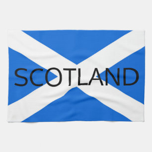 Scottish Flag Scotland ktt Tea Towel