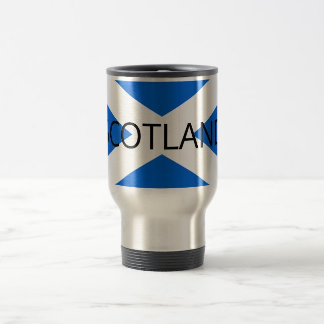 Scottish Flag Scotland mugcn Travel Mug (Center)