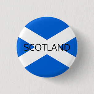 Scottish Flag Scotland pbcnt 3 Cm Round Badge