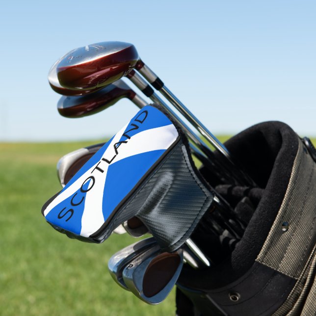 Scottish Flag Scotland pccnt Golf Head Cover (In Situ)