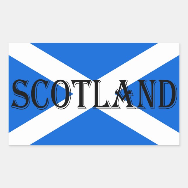 Scottish Flag Scotland Sticker arc1 (Front)
