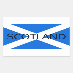 Scottish Flag Scotland stkcn Rectangular Sticker