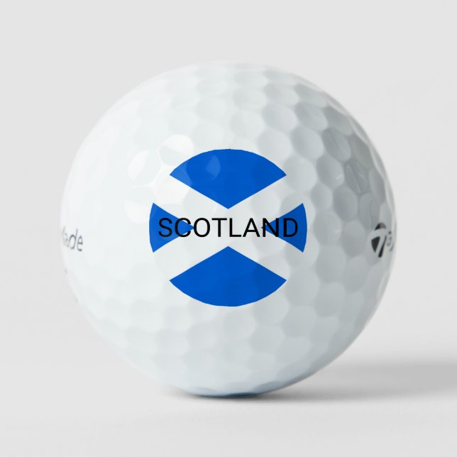 Scottish Flag Scotland tmtp5 gbt Golf Balls (Front)