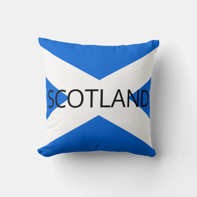 Scottish Flag Scotland tpcnt Cushion (Front)