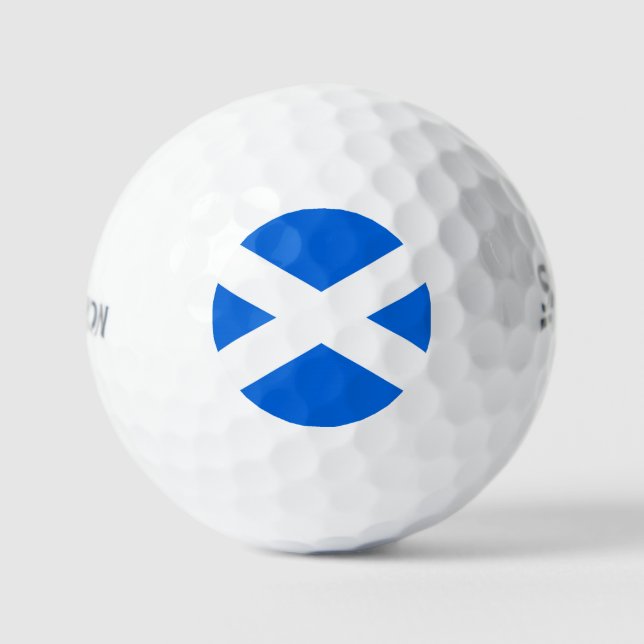 Scottish Flag ssf gbcnt Golf Balls (Front)