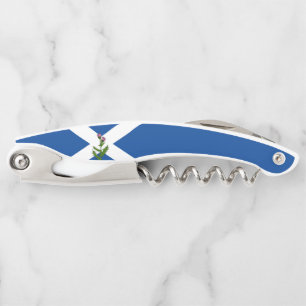 Scottish flag-thistle corkscrew
