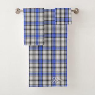Scottish Flair Clan Hannay Tartan Plaid Bath Towel Set