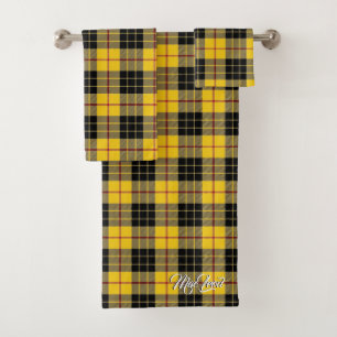 Scottish Flair Clan MacLeod of Lewis Tartan Plaid Bath Towel Set