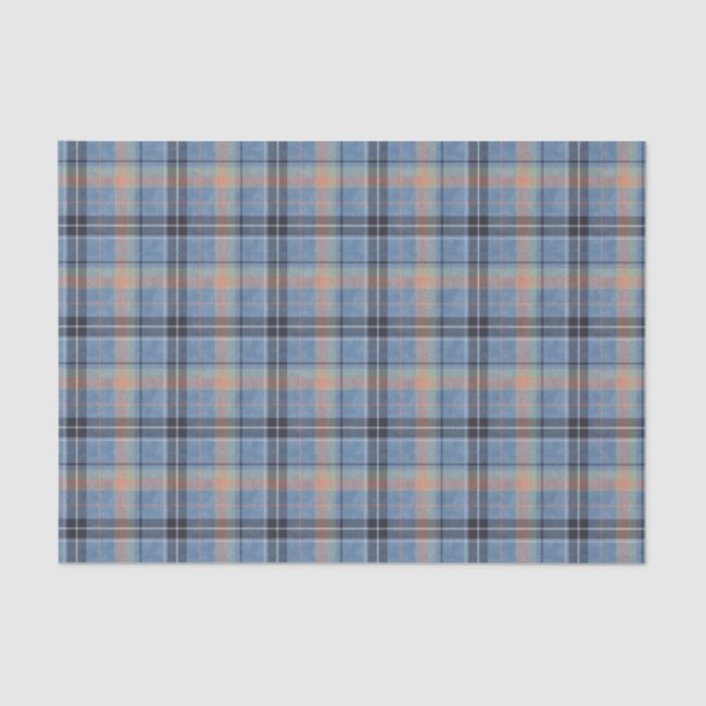 Scottish Floral and Tartan Series Design 29 Tissue Paper (Front)
