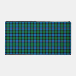 Scottish Flower of Scotland Tartan Plaid Desk Mat