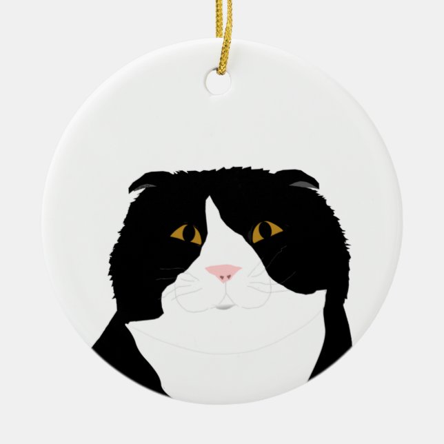 Scottish Fold Ornament (Front)