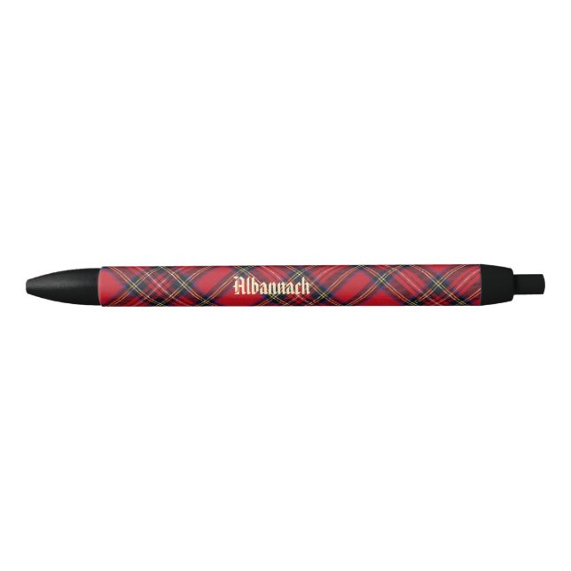 Scottish Gaelic Albannach Tartan Pen (Front)