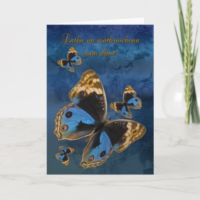 Scottish Gaelic Mother's Day Card - Latha na mathr (Front)