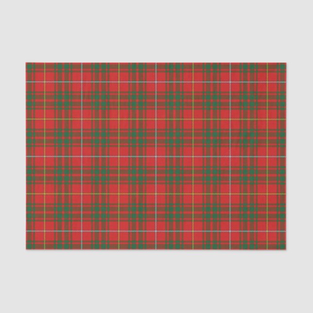 Scottish Gifts Clan Bruce Tartan Tissue Paper (Front)