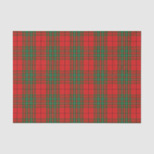 Scottish Gifts Clan Cumming Red Tartan Tissue Paper
