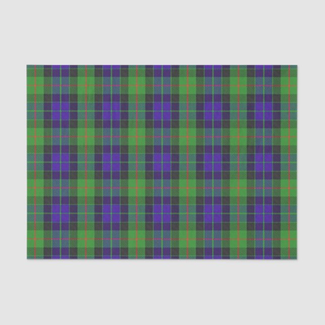 Scottish Gifts Clan Gunn Tartan Tissue Paper (Front)