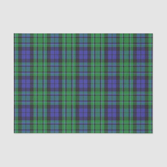 Scottish Gifts Clan MacCallum Tartan Tissue Paper (Front)