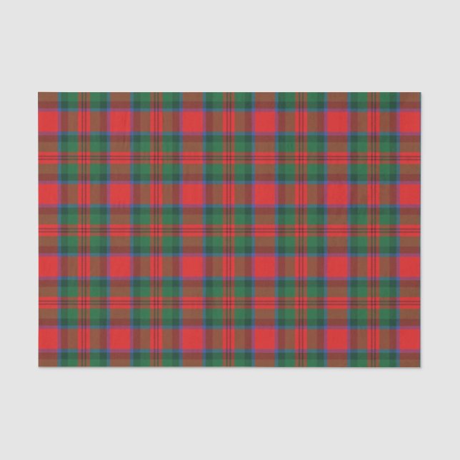 Scottish Gifts Clan MacDuff Tartan Tissue Paper (Front)