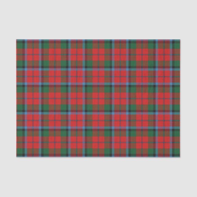 Scottish Gifts Clan MacNaughton Tartan Tissue Paper (Front)