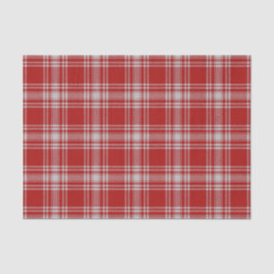 Scottish Gifts Clan Menzies Red and White Tartan Tissue Paper