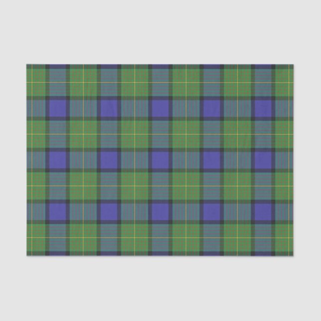 Scottish Gifts Clan Muir Tartan Tissue Paper (Front)