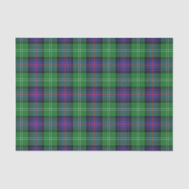 Scottish Gifts Clan Sutherland Tartan Tissue Paper (Front)