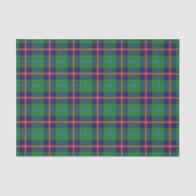 Scottish Gifts Clan Young Tartan Tissue Paper (Front)