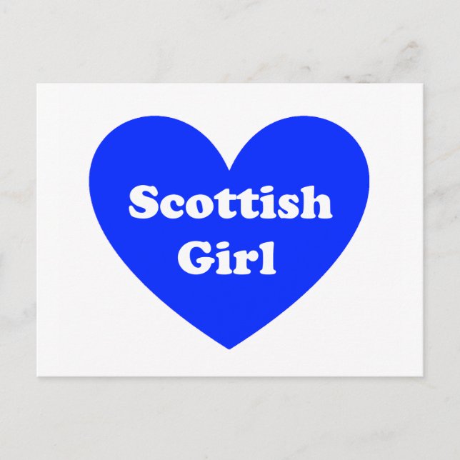 Scottish Girl Postcard (Front)
