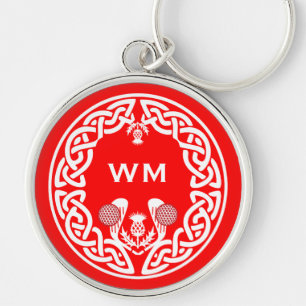 Scottish Golfer Gift Key Ring