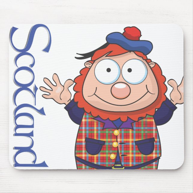 Scottish guy mouse pad (Front)