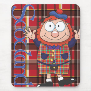 Scottish guy mouse pad