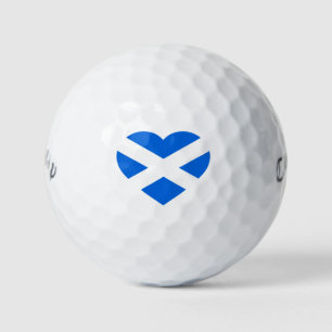 Scottish Heartflag cwb gbcnt Golf Balls