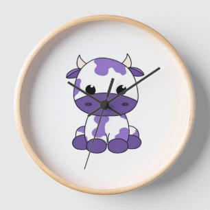 Scottish highland cattle Classic T-Shirt Clock