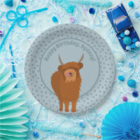 Scottish Highland Cattle Cow Graphic Personalised