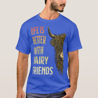 Scottish Highland Cattle Farmer Beef Cow Breeder T-Shirt