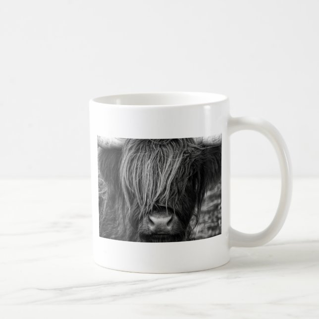 Scottish Highland Cattle - Scotland Coffee Mug (Right)