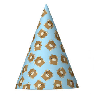 Scottish Highland Coo Cow Birthday Party Hat