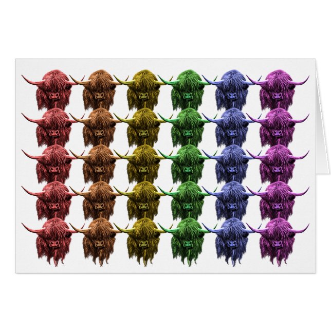 Scottish Highland Cow (Front Horizontal)