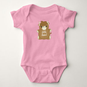 Scottish Highland Cow Baby Shower Pink Bodysuit