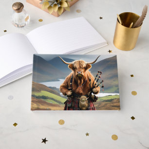 Scottish Highland Cow Bagpiper, Guest Book