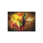 Scottish Highland Cow Canvas