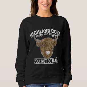 Scottish Highland Cow Farmer Saying Cattle Sweatshirt