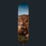 Scottish Highland Cow Longhorn Bull Rancher Skateboard<br><div class="desc">Scottish Highland Cow Longhorn Bull Rancher Gifts.  A beautiful design of a longhorn Scottish Highland Bull.  Scottish Highland cattle have long horns and long wavy coats of fur.  Great gifts for ranchers or farmers,  or anyone who raises Scottish Highland cattle.</div>