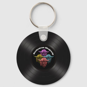 Scottish Highland Cow. Moohemian Rhapsody Key Ring