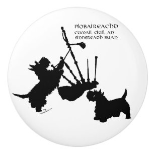 Scottish Highland Dance Ceramic Knob