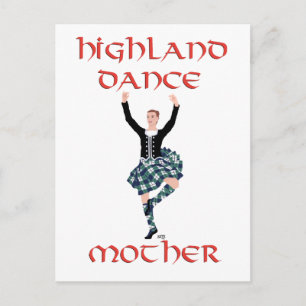 Scottish Highland Dance Mother Postcard