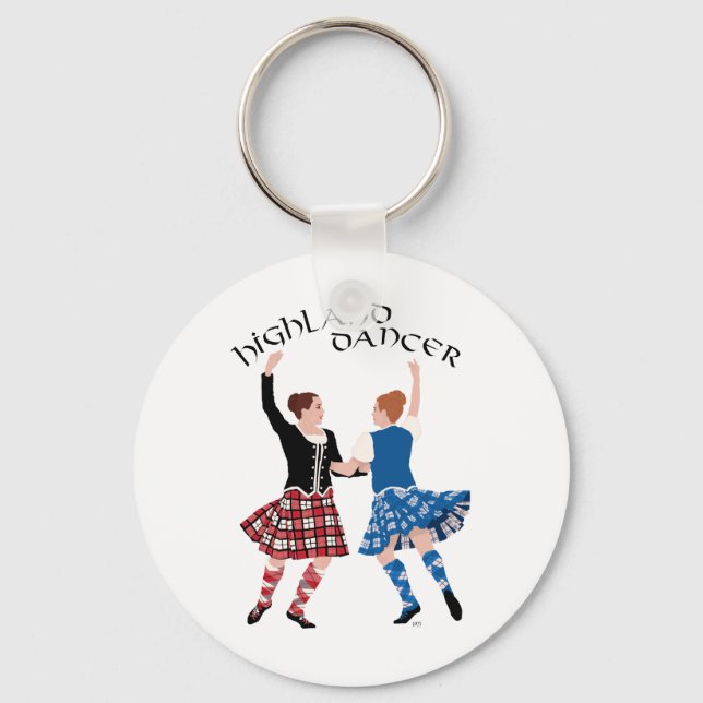 Scottish Highland Dance Reel Key Ring (Front)
