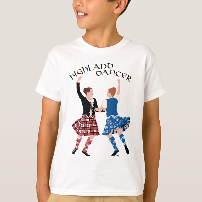 Scottish Highland Dance Reel T-Shirt (Front)