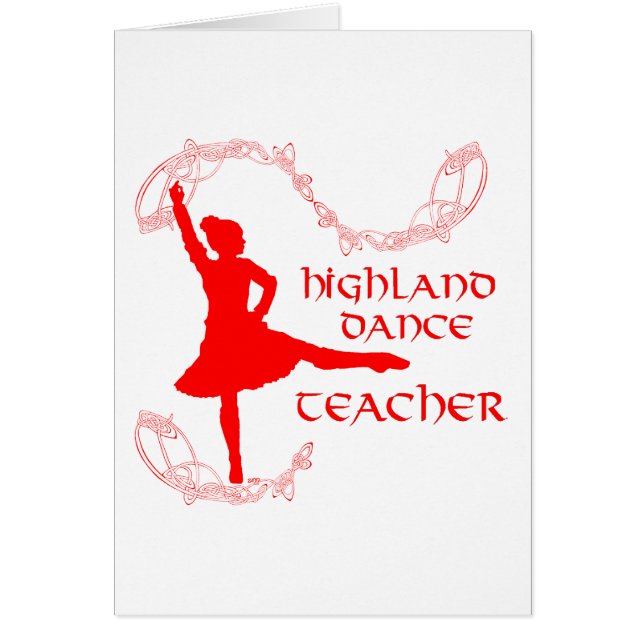 Scottish Highland Dance Teacher (Front)